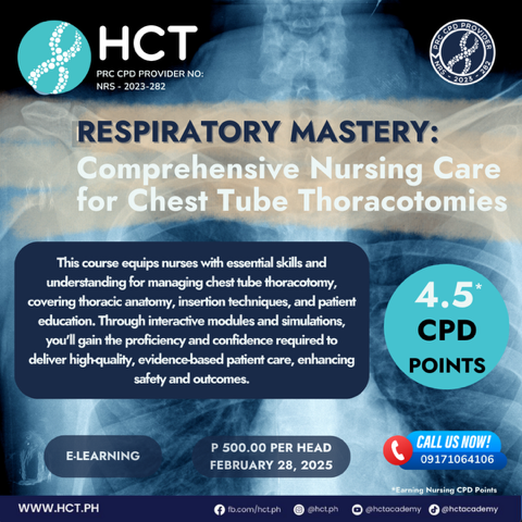 Respiratory Mastery: Comprehensive Nursing Care for Chest Tube Thoracotomies